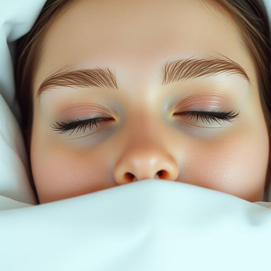 Dream : Sparse eyebrows in a dream