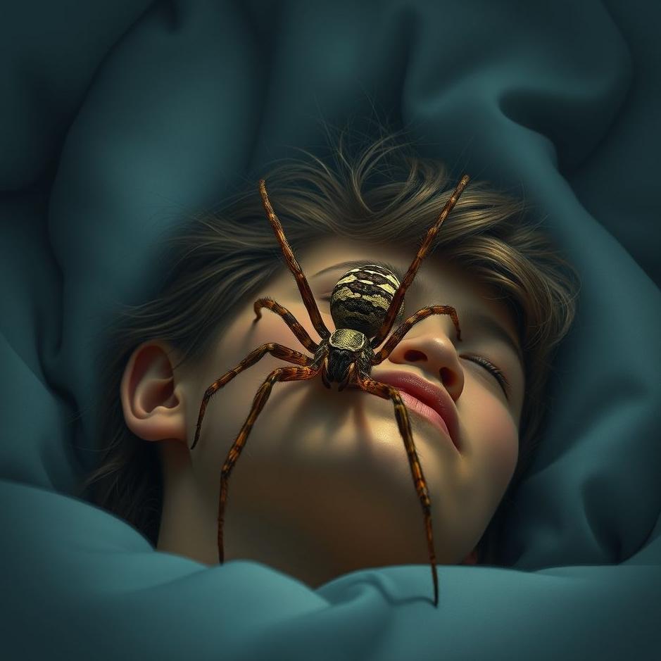 Dream : Spider coming out of your hair in a dream