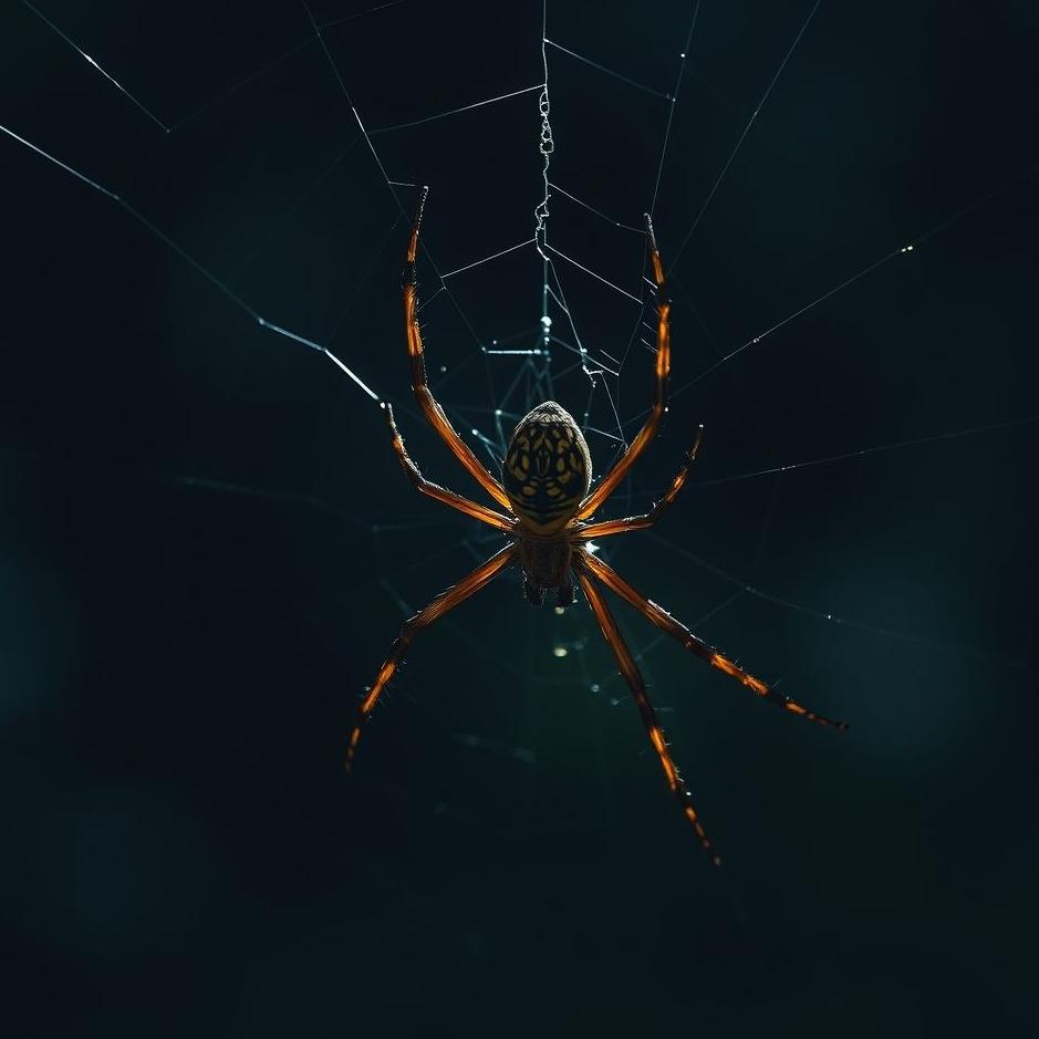 Dream : Spider in the dark in a dream