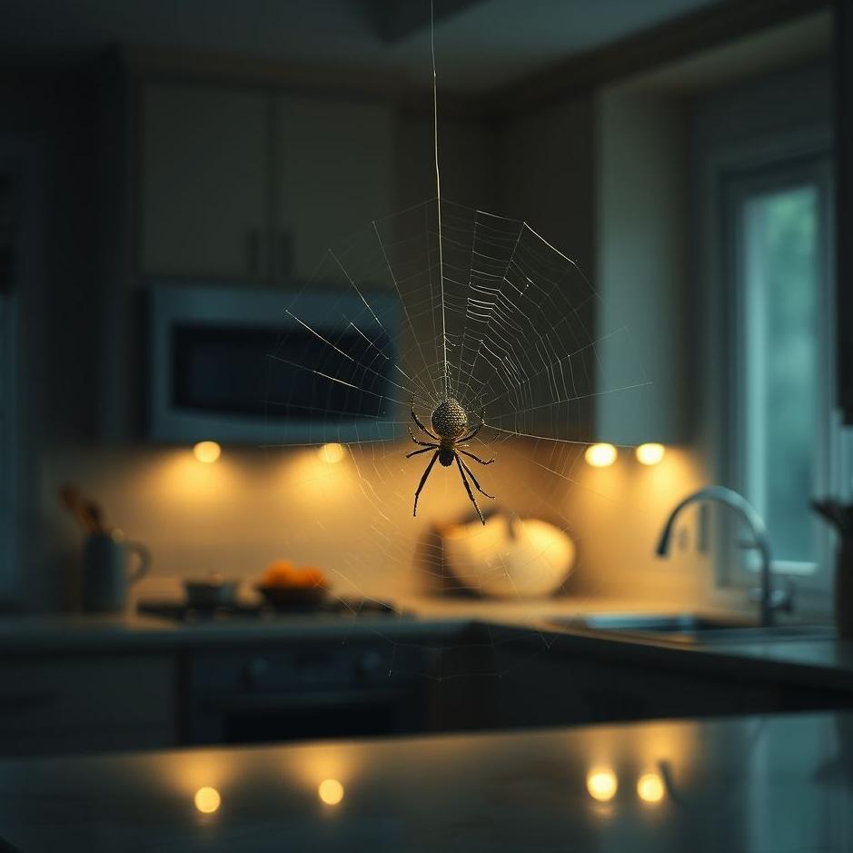 Dream : Spider in the kitchen in a dream