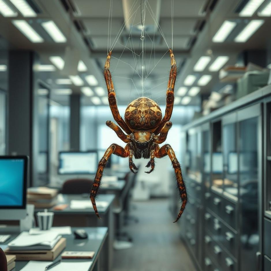 Dream : Spider in the workplace in a dream