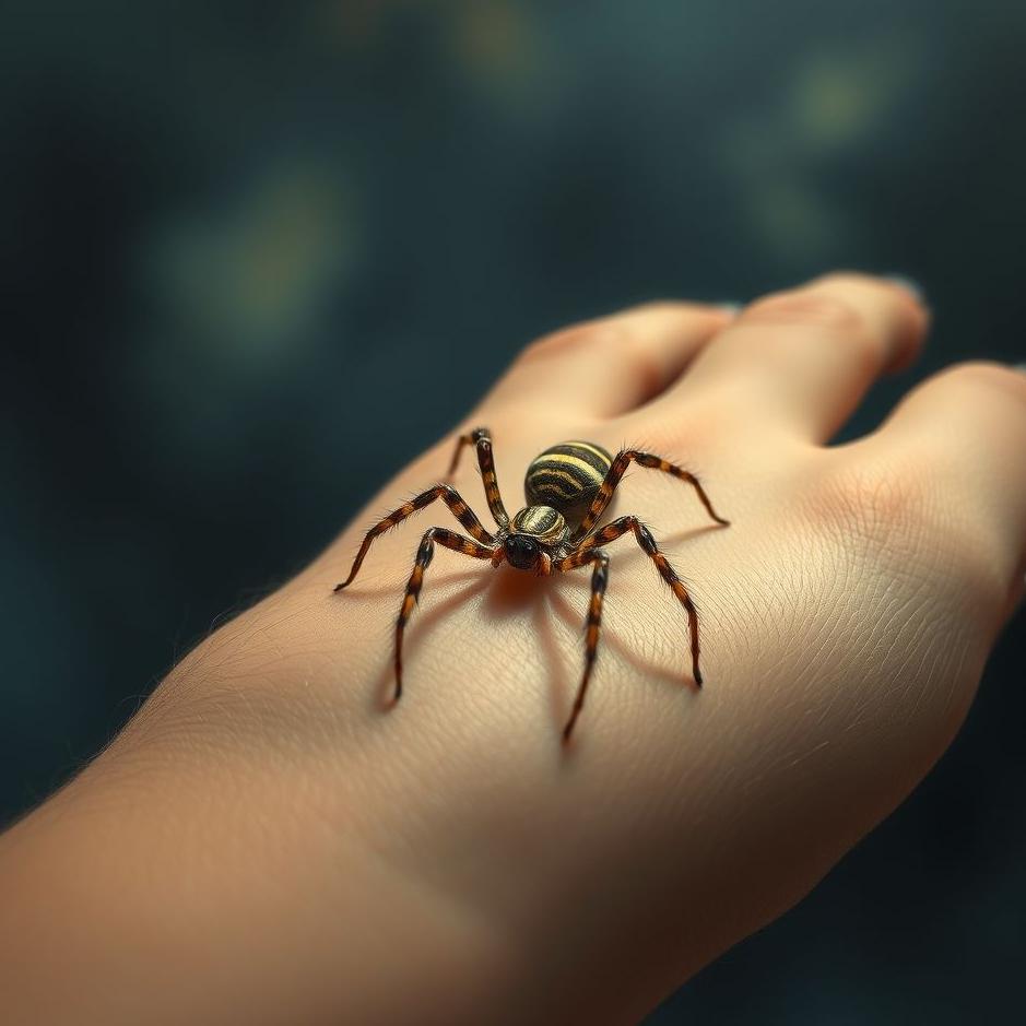 Dream : Spider on your arm in a dream