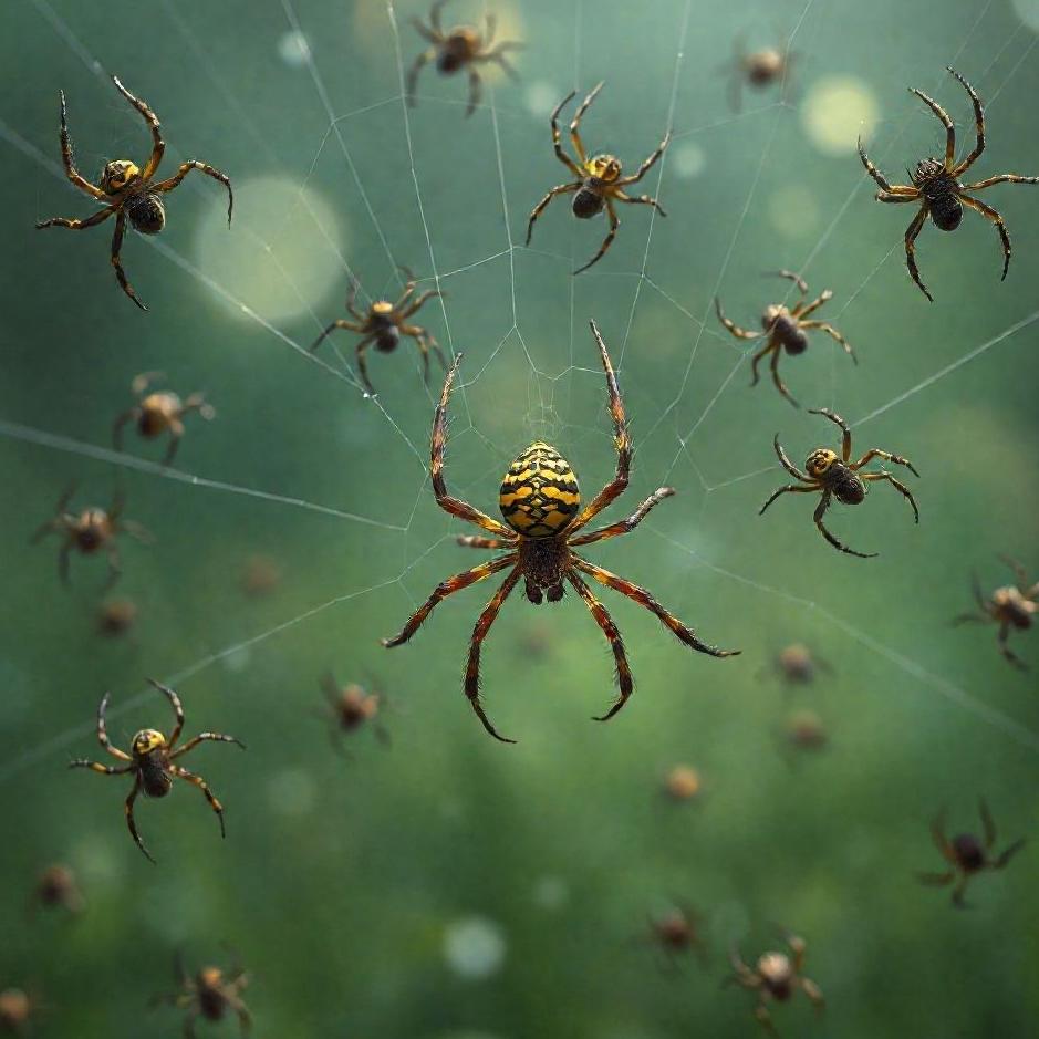 Dream : Spiders everywhere in a dream