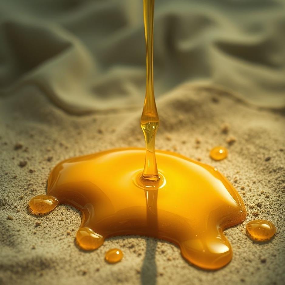 Dream : Spilling honey on the ground in a dream
