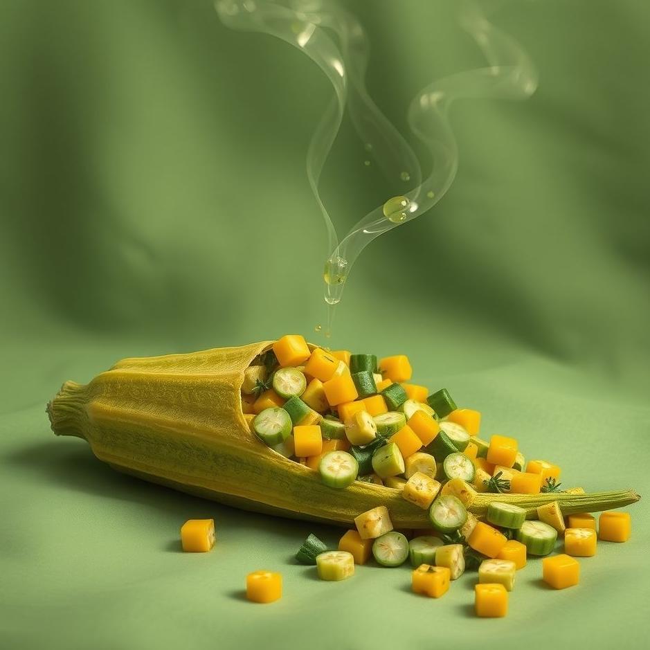 Dream : Spilling okra food in the dream