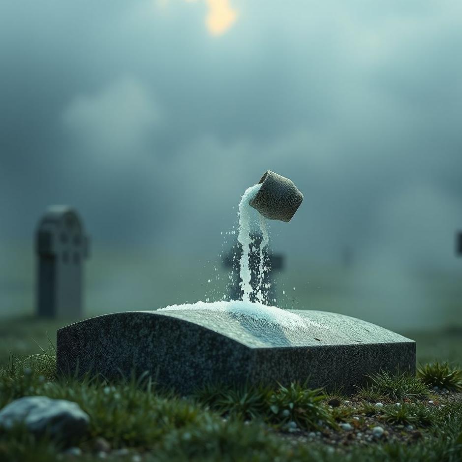 Dream : Spilling salt on a grave in a dream