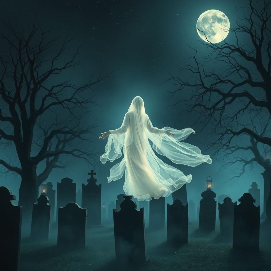 Dream : Spirit in a cemetery in a dream