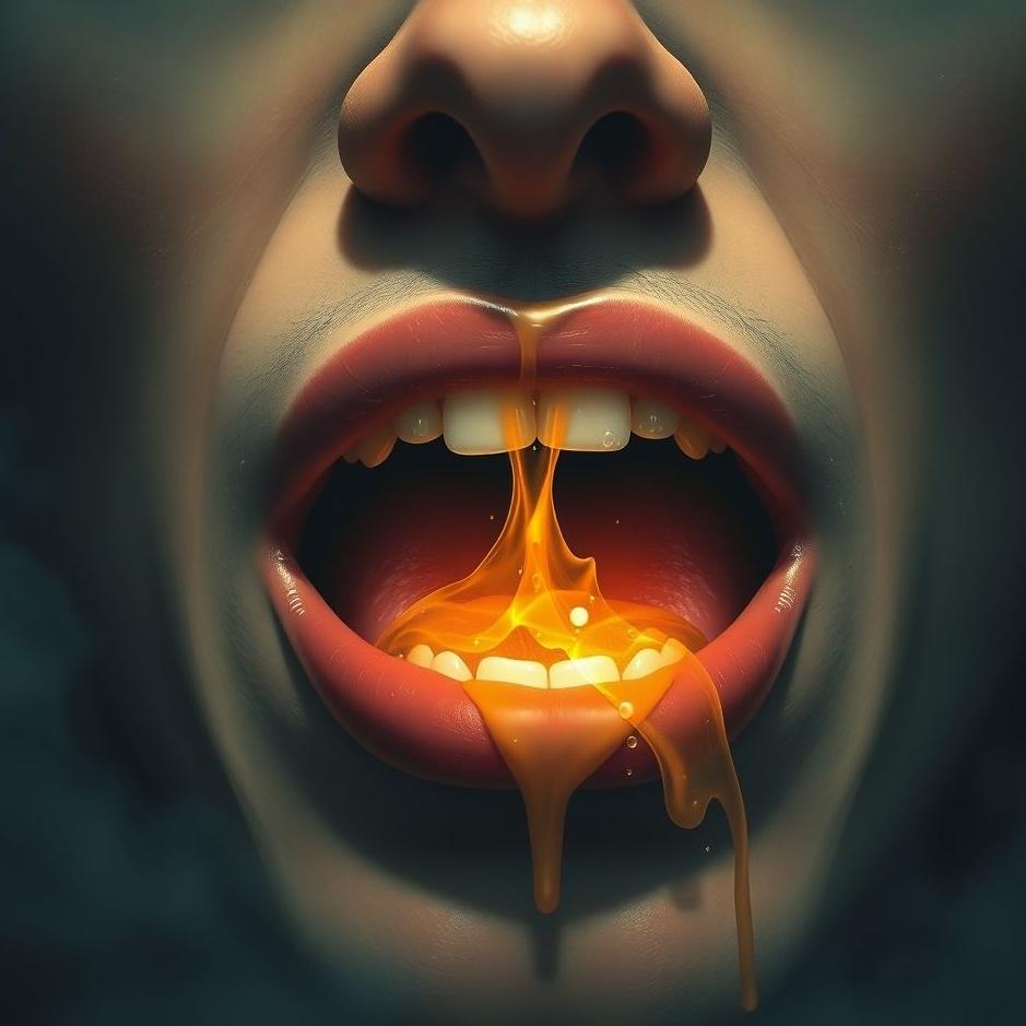 Dream : Spit on the mouth in the dream