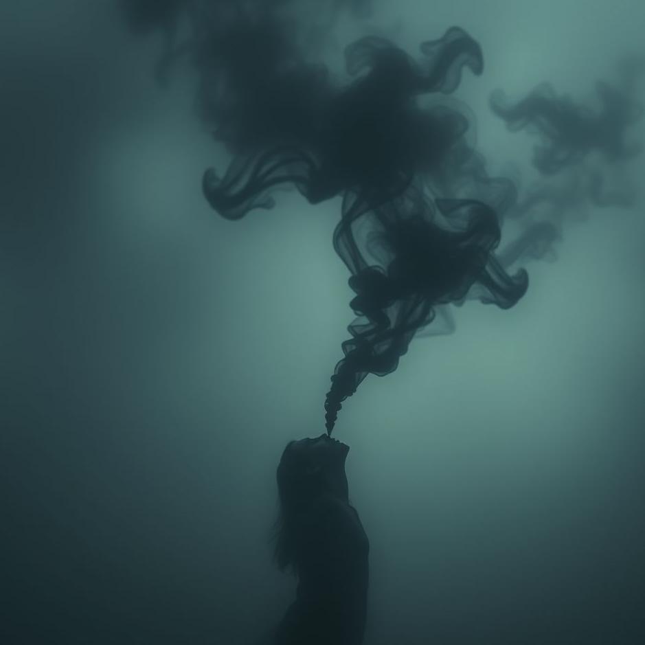 Dream : Spitting black in a dream