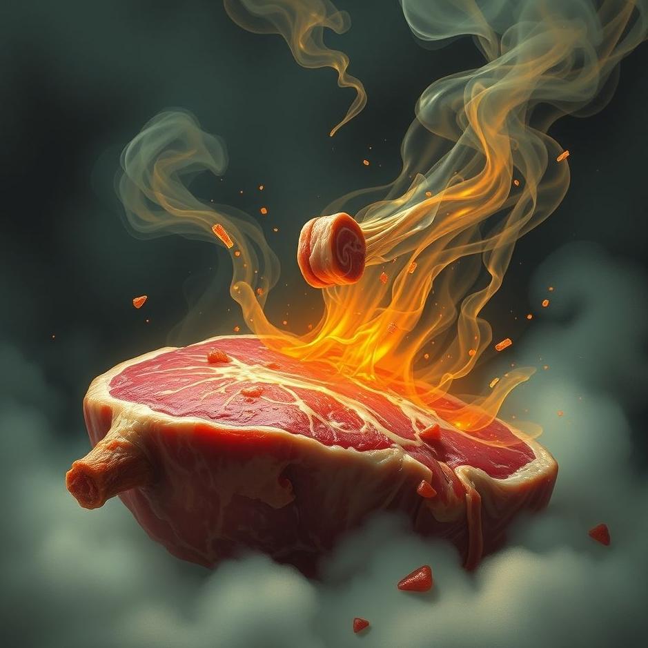 Dream : Spitting meat in a dream