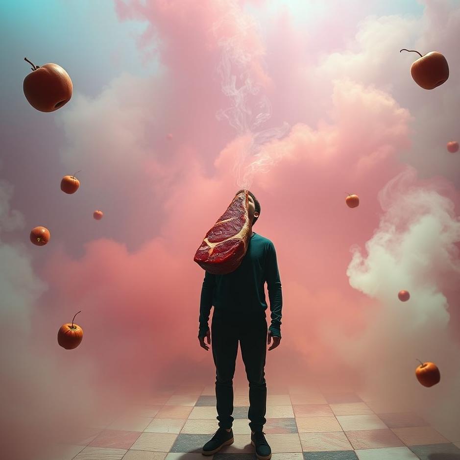 Dream : Spitting out a piece of meat in a dream