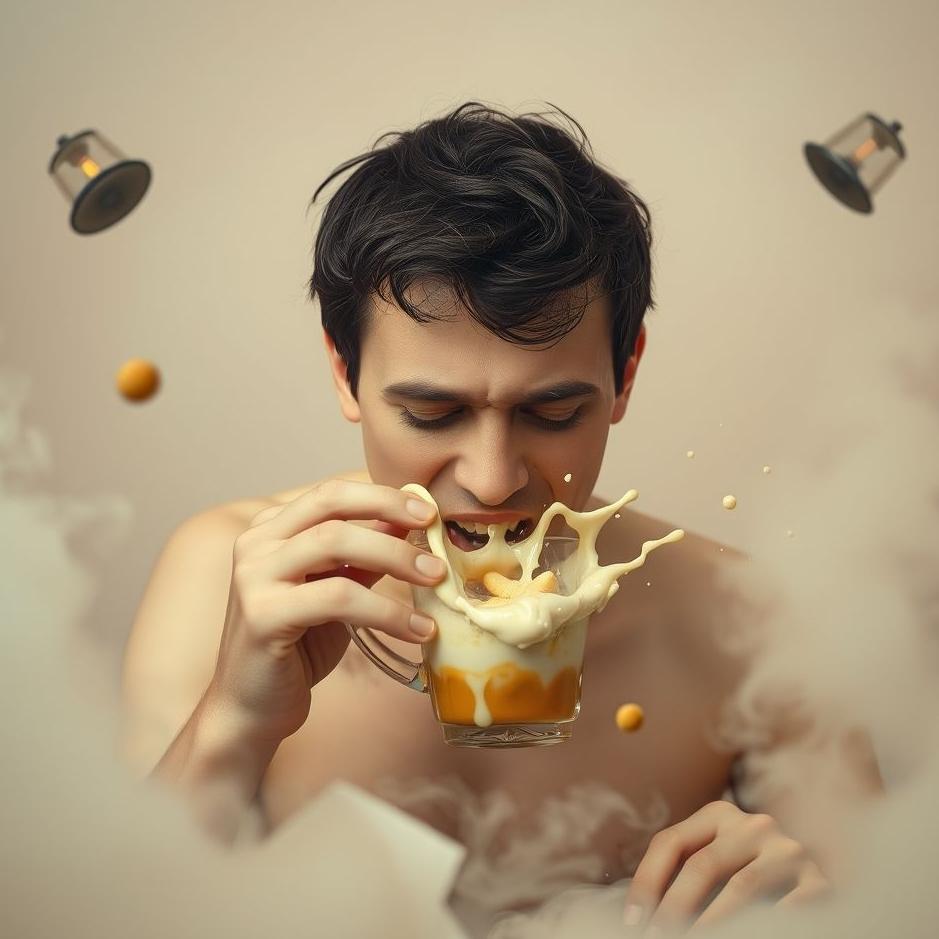 Dream : Spitting out your drink in a dream