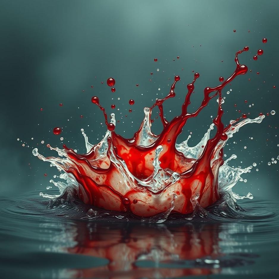 Dream : Splashing blood in a dream