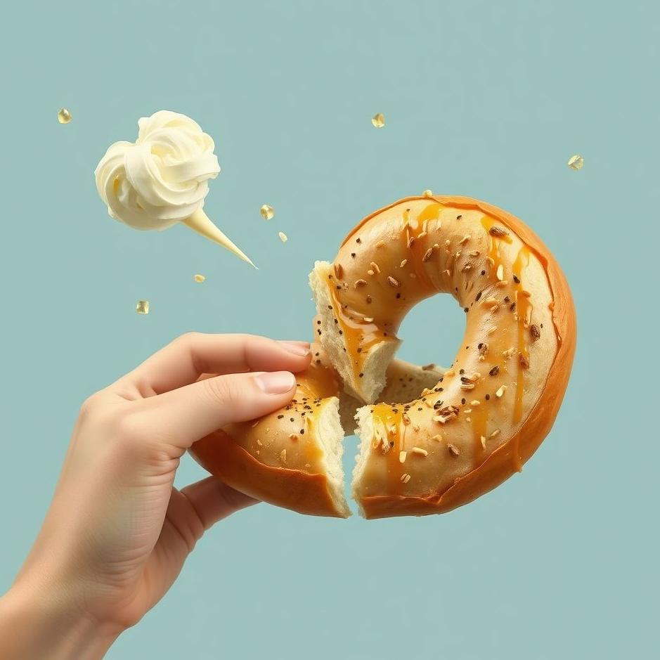 Dream : Splitting a bagel in a dream