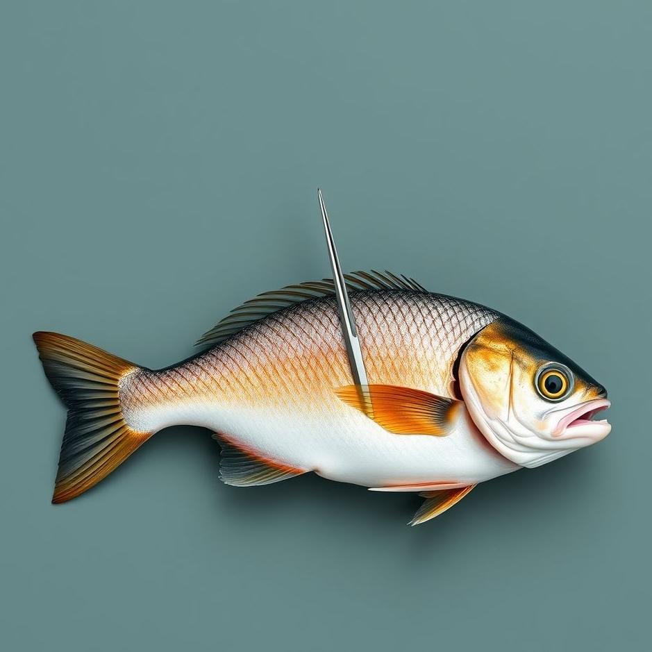 Dream Dictionary : Splitting a fish into two