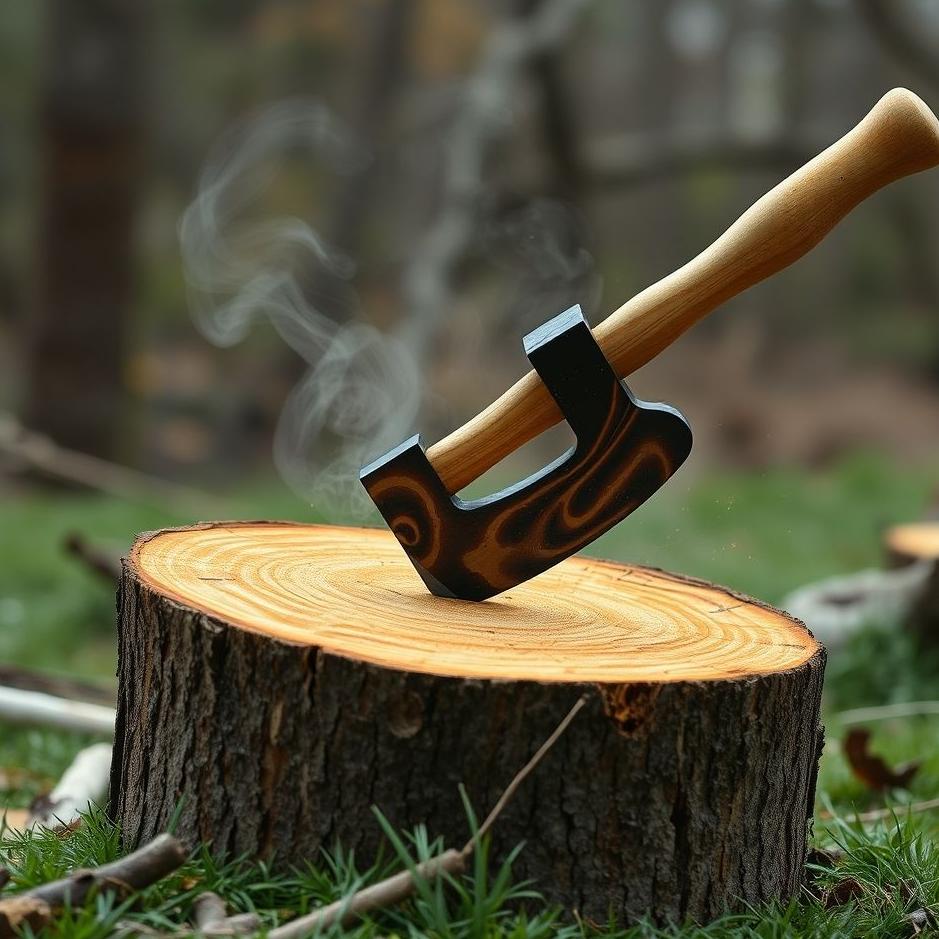 Dream : Splitting wood with an ax in a dream