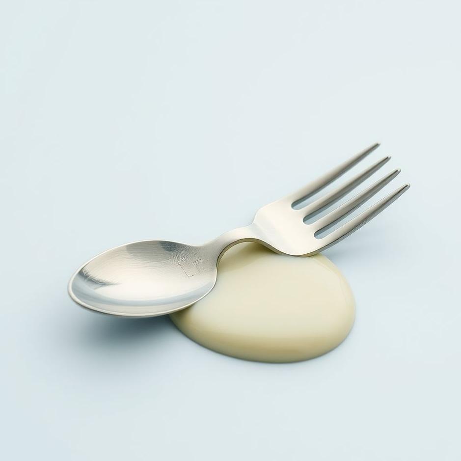 Dream : Spoon and fork separated in a dream