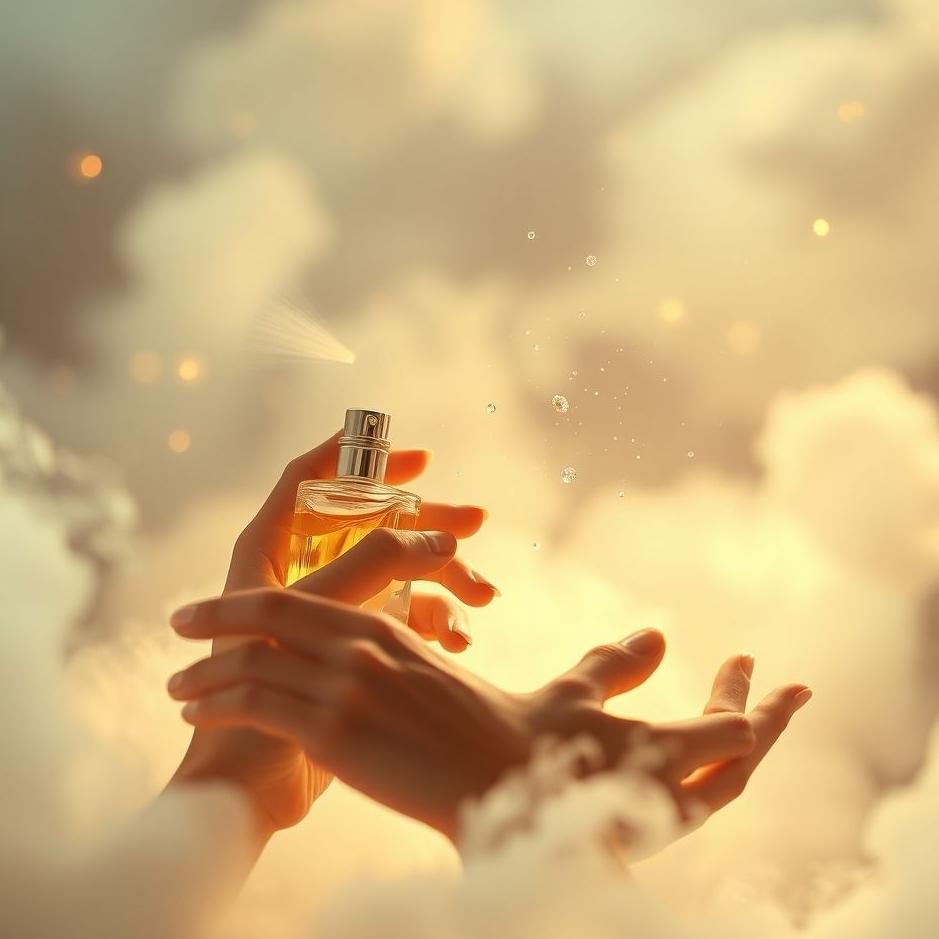 Dream : Spraying perfume on yourself in a dream