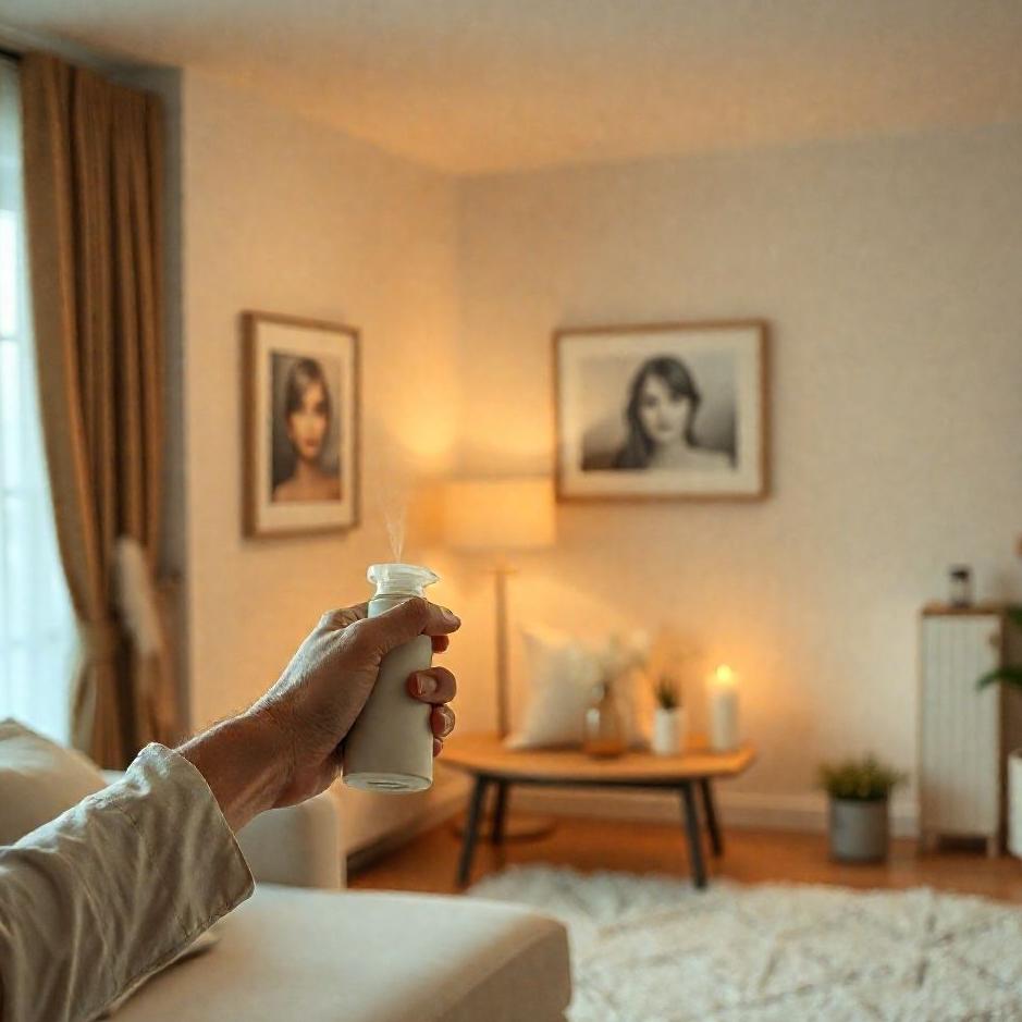 Dream : Spraying scent into your home in a dream