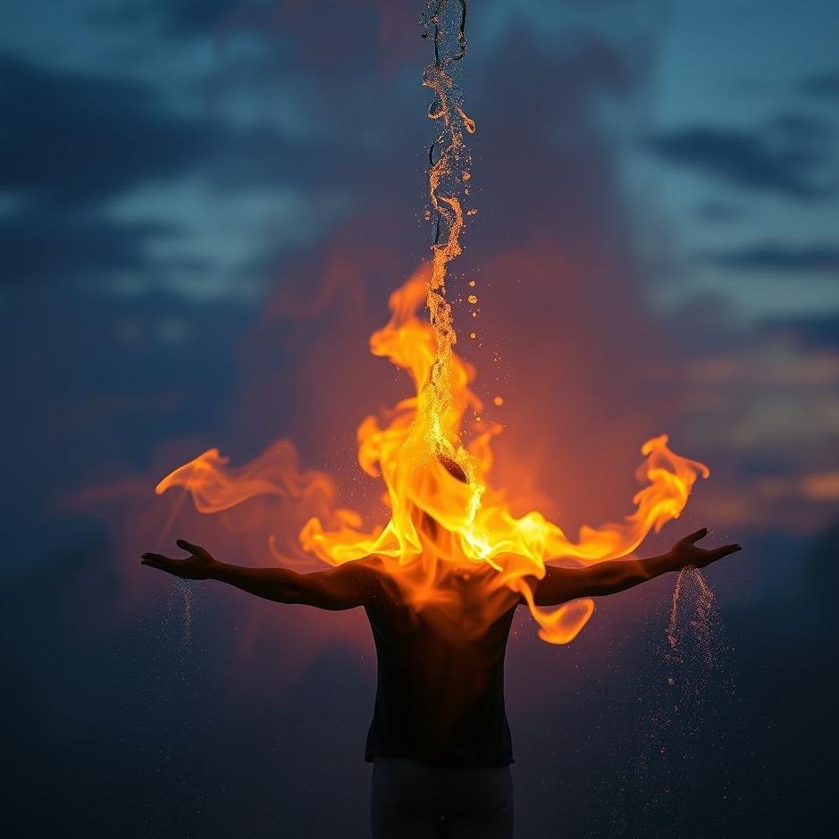 Dream : Spread water to fire in the dream