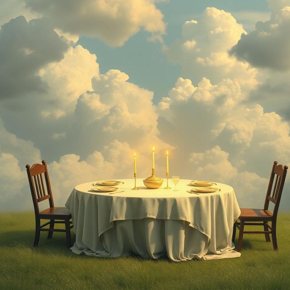 Dream : Spreading a table in a dream