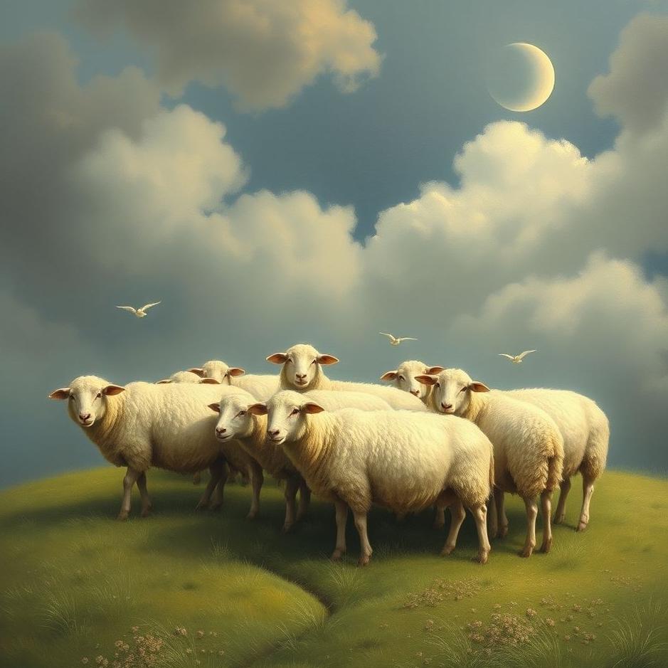 Dream : Spreading sheep in a dream