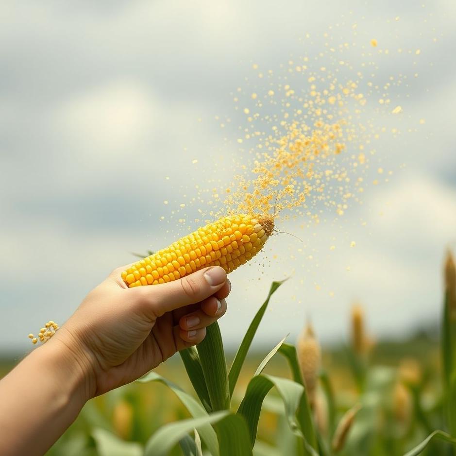 Dream : Sprinkling corn in a dream