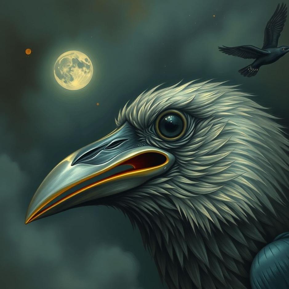 Dream : Squeezing a crow's throat in a dream