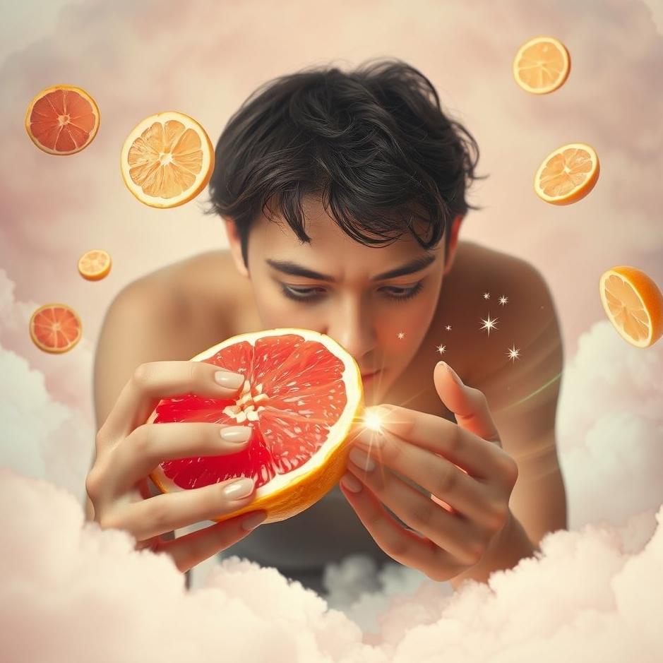Dream : Squeezing grapefruit in a dream
