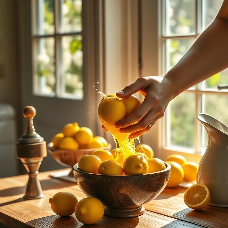 Dream : Squeezing lemons in your dream