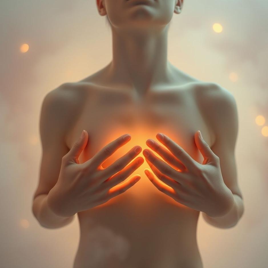 Dream : Squeezing your chest in a dream