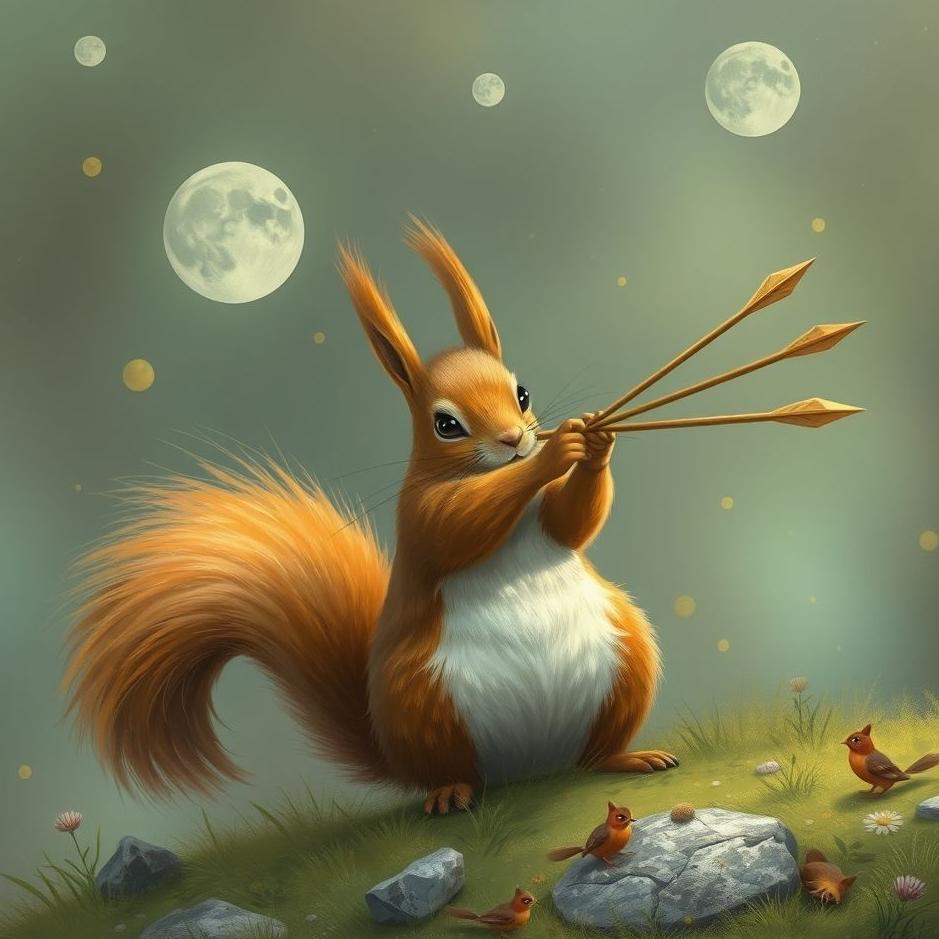 Dream : Squirrel shoot arrows in a dream