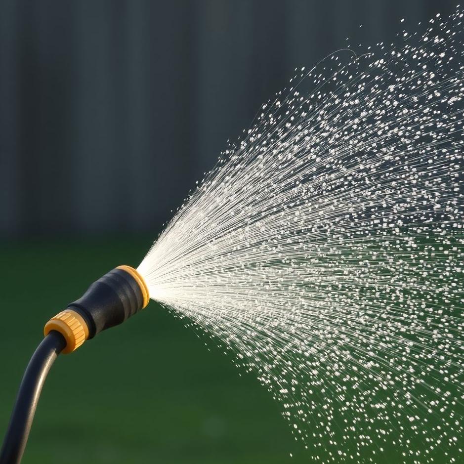 Dream : Squirting water with a hose in a dream