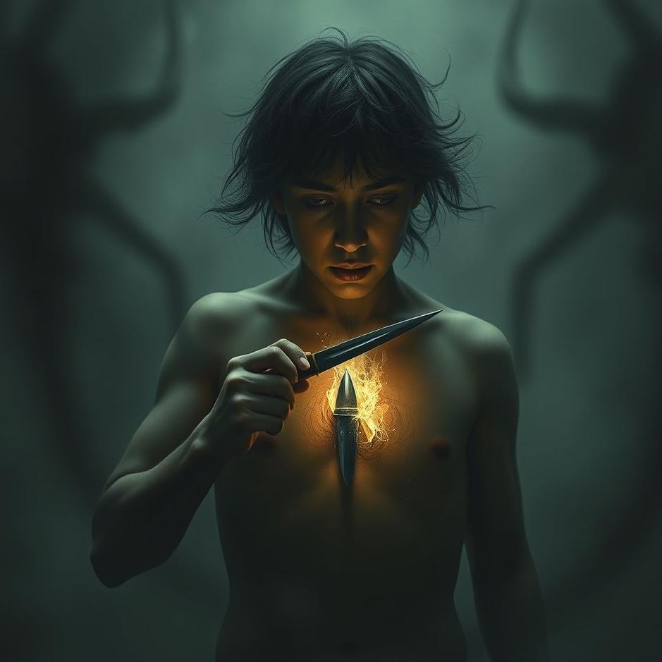 Dream : Stabbing a knife into your own heart in a dream