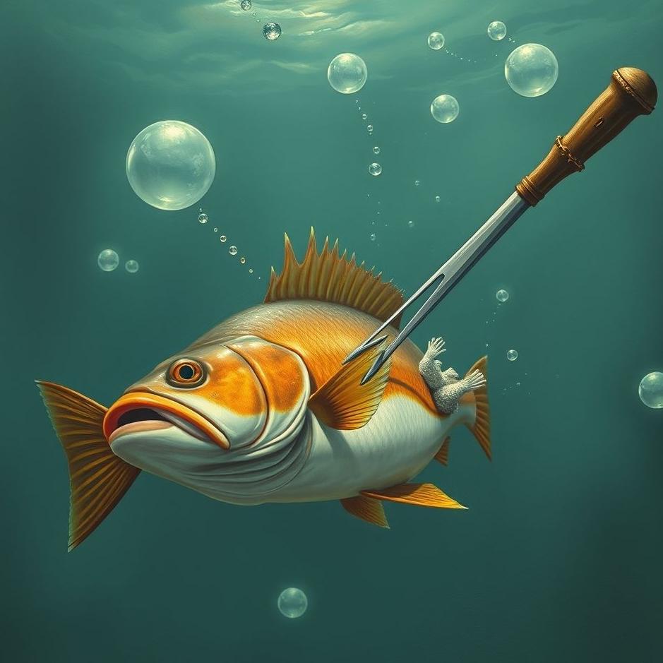 Dream : Stabbing fish in a dream