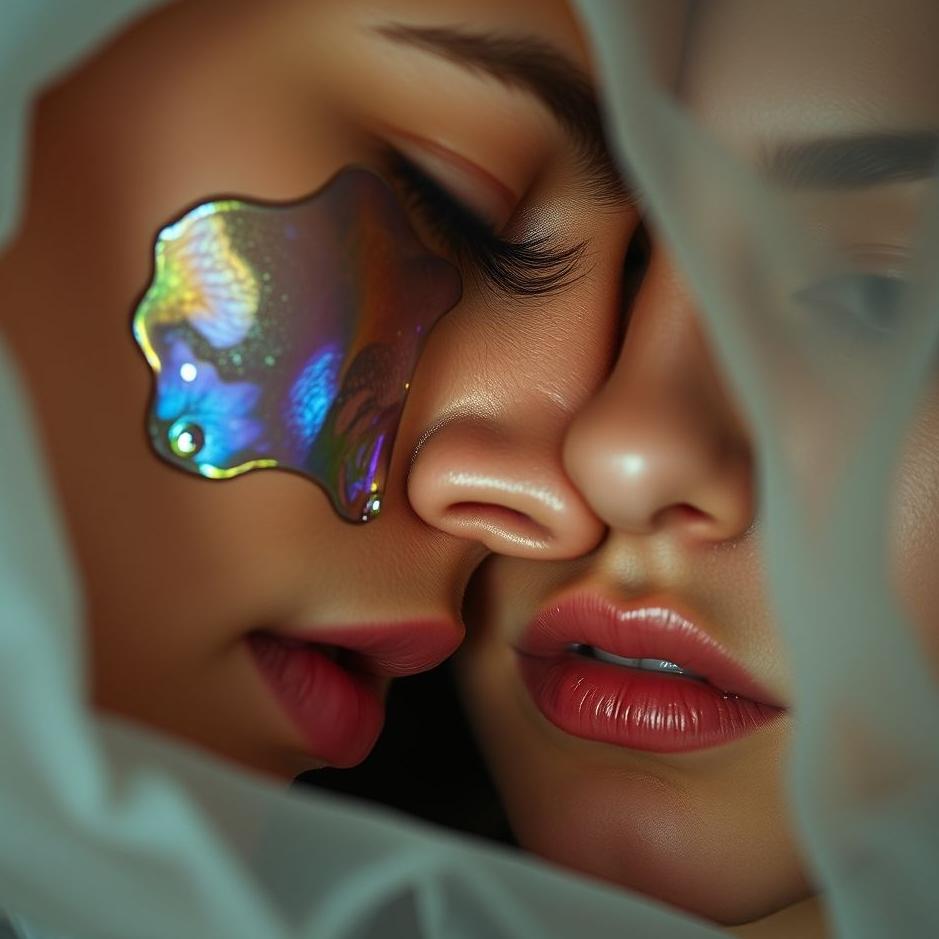 Dream : Stain on your lover's face in a dream