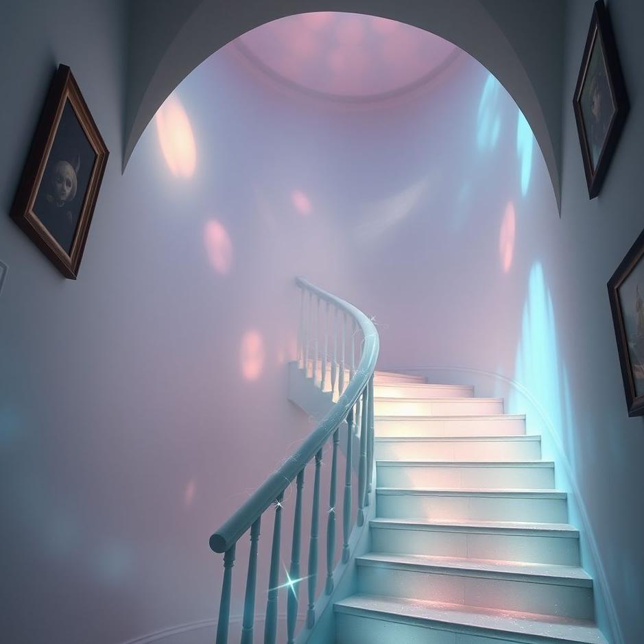 Dream : Stairs in a house in a dream