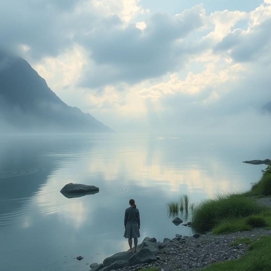 Dream : Standing by the river in a dream