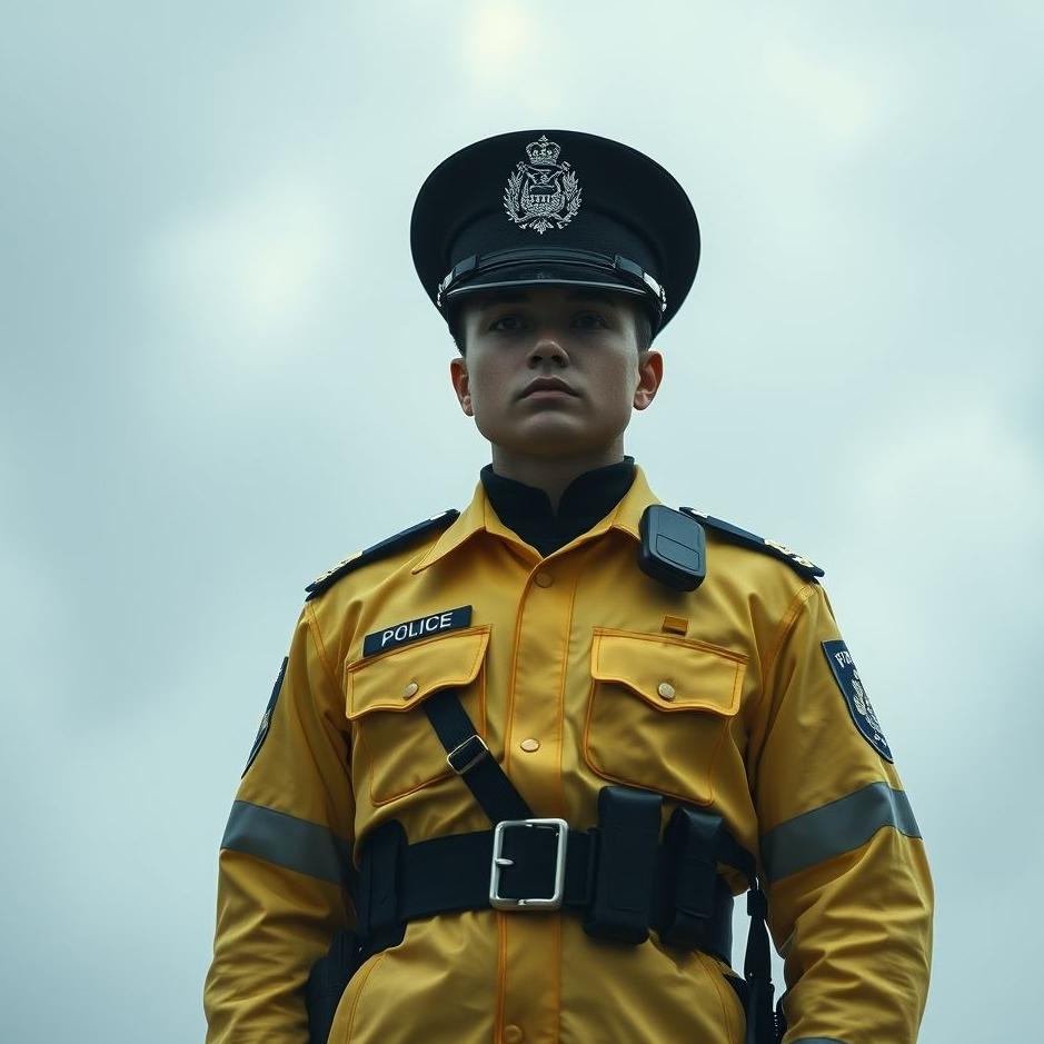 Dream : Standing guard as a police officer in a dream