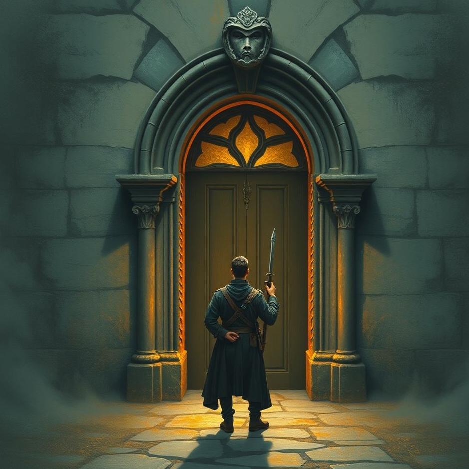 Dream : Standing guard at the door in a dream