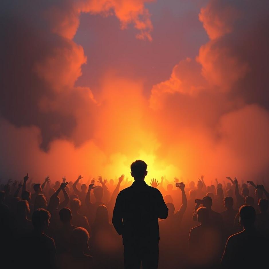 Dream : Standing in front of a crowd in a dream