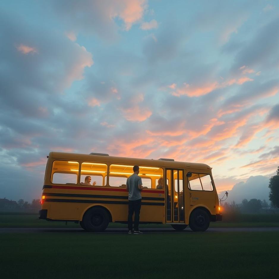 Dream : Standing on a bus in a dream