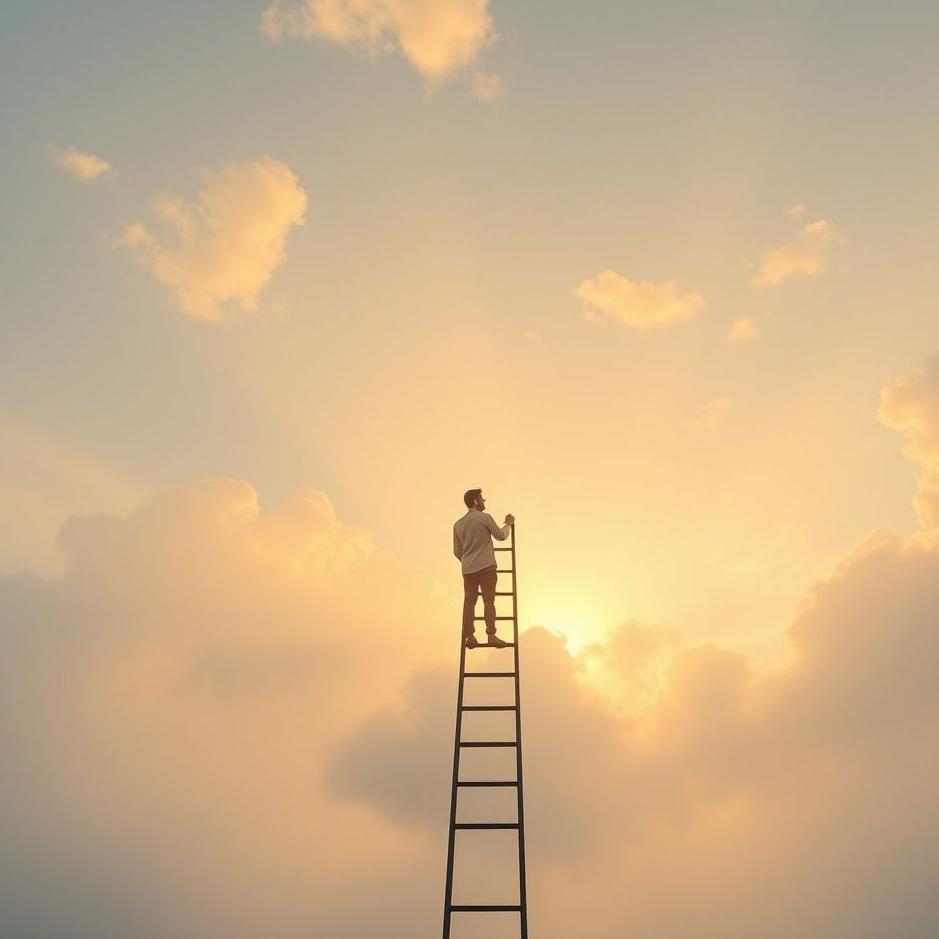 Dream : Standing on a ladder in a dream