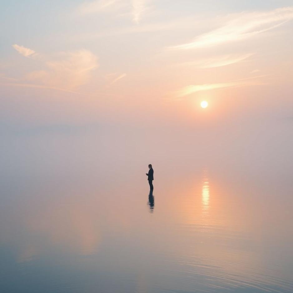 Dream : Standing on a lake in a dream