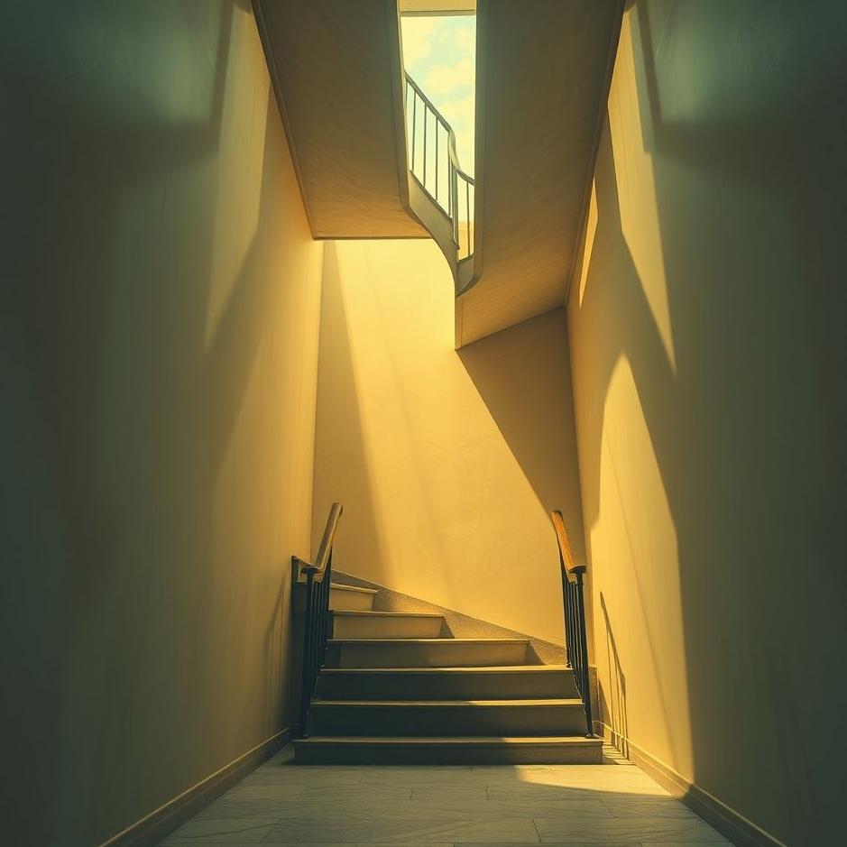 Dream : Standing under the stairs in a dream