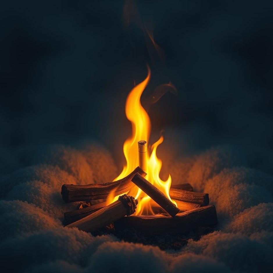 Dream : Starting a fire with a cigarette in a dream