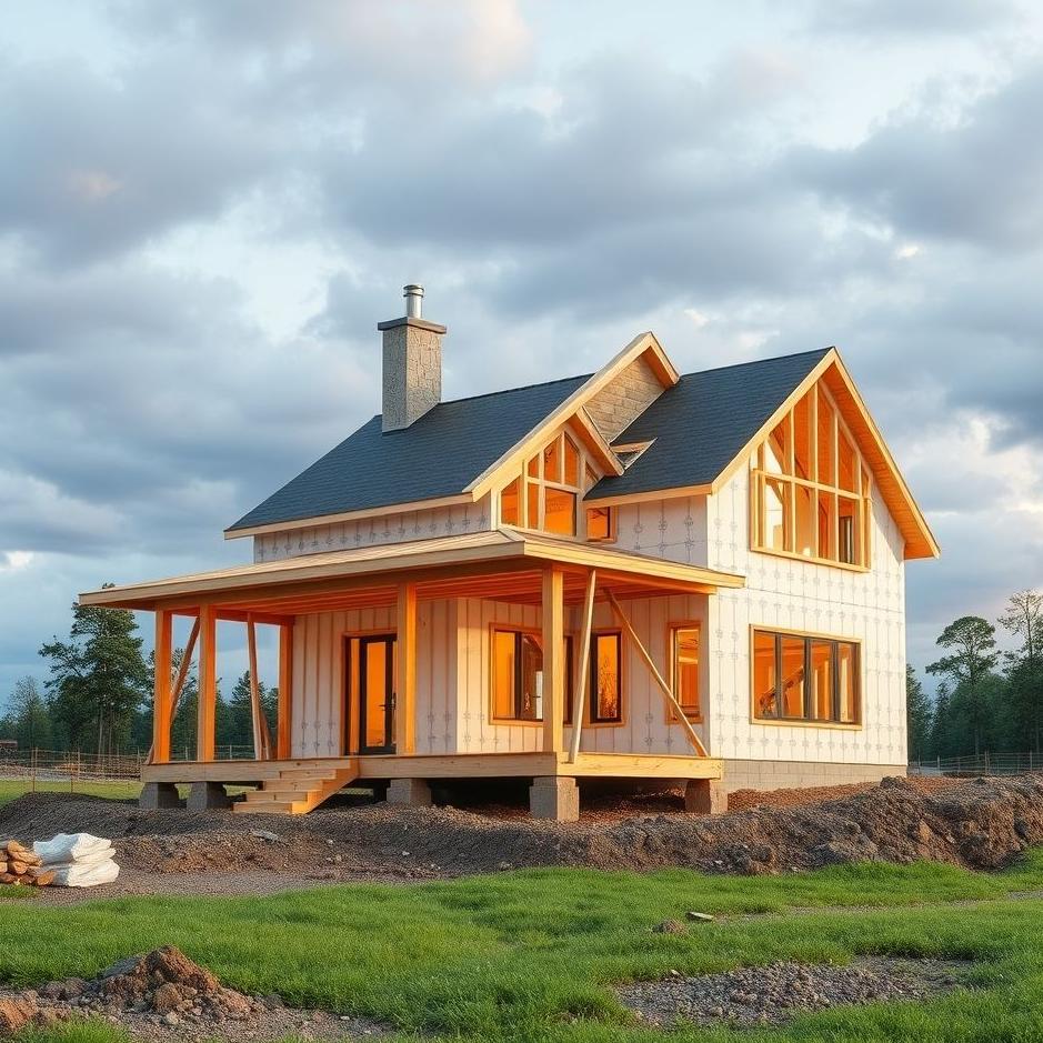 Dream : Starting a house construction in a dream