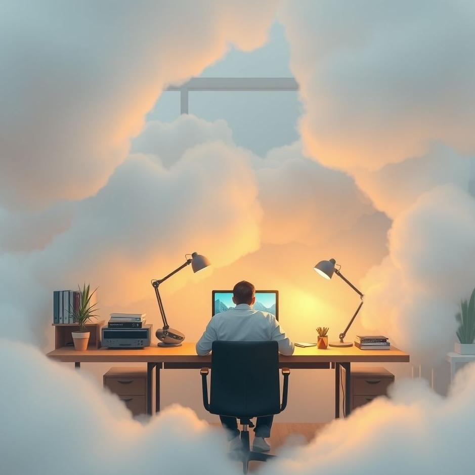 Dream : Starting a job at a desk in a dream