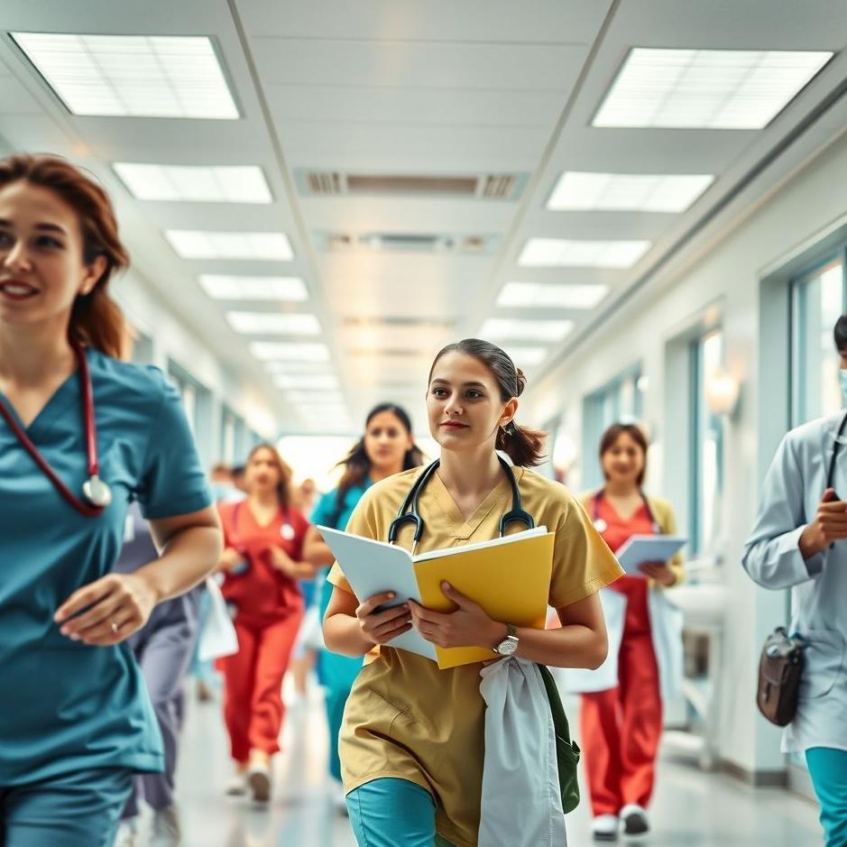 Dream : Starting a job in a hospital 