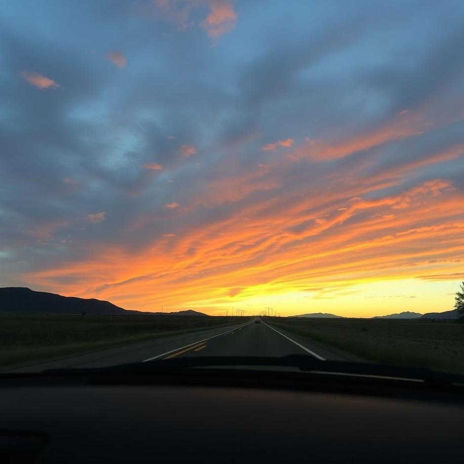 Dream : Stay ahead in the car in the dream